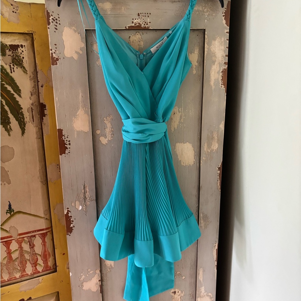 Milly Vibrant Blue Mini Dress